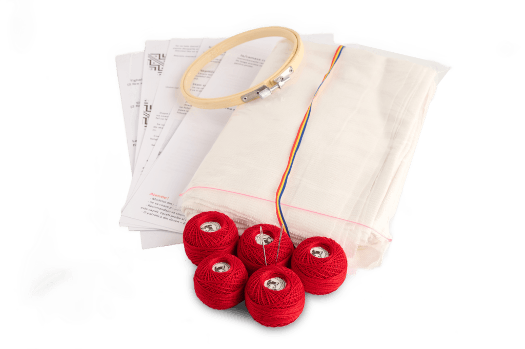 Pânză bumbac materiale kit cusut ie Olt 1