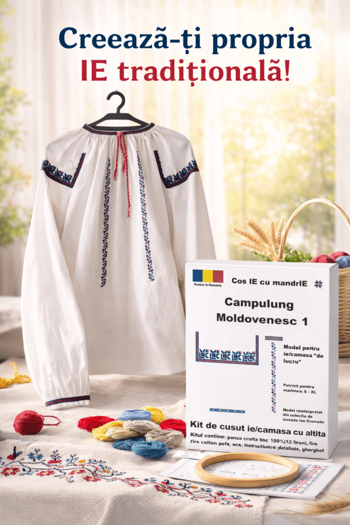 Model broderie ie tradițională Campulung-Moldovenesc 1
