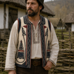 bunda ilic vesta traditionala oaie cusuta manual
